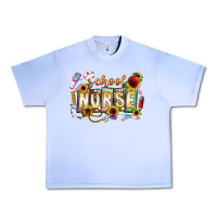 Grape Ice school nurse Urban Heavy Tee - CowhideDigitalArt