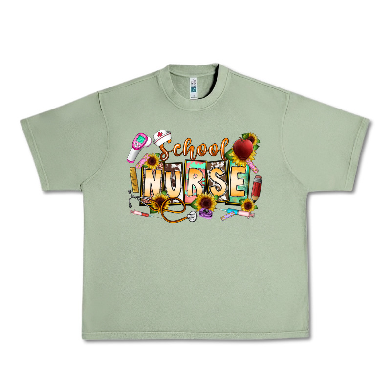 School Nurse Urban Heavy Tee by CowhideDigitalArt | Teevron