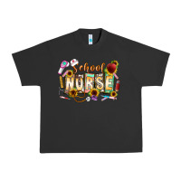 Pigment Black school nurse Urban Heavy Tee - CowhideDigitalArt