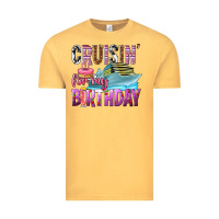 Vintage Mustard Cruisin' for my birthday Vintage Tee - texasbilliewilder