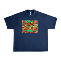 Navy cinco de mayo sombrero skull mousepad Urban Heavy Tee - BarkalooDesign