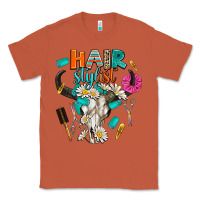 Copper bullskull hairstlist Classic Tee - AdoDesignShop