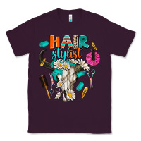Plum bullskull hairstlist Classic Tee - AdoDesignShop