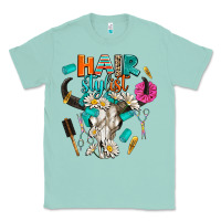 Seafoam bullskull hairstlist Classic Tee - AdoDesignShop