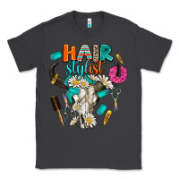 Smoke bullskull hairstlist Classic Tee - AdoDesignShop