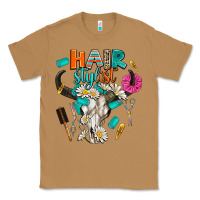 Toasted Coconut bullskull hairstlist Classic Tee - AdoDesignShop