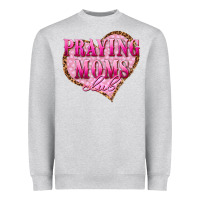 Heather Grey praying moms club Heavyweight Sweatshirt - texasbilliewilder