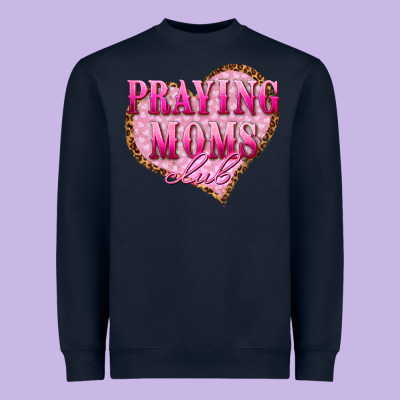 Praying Moms Club Heavyweight Sweatshirt Designed By Texasbilliewilder