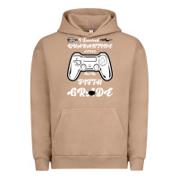Pigment Burro I Survived Quarantine Level Next Fifth Grade Urban Hoodie - Bettercallsaul