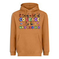 Meerkat it takes a lot of courage to be who you are Heavyweight Hoodie - MaliasSmallBusiness
