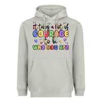 Moon Dust it takes a lot of courage to be who you are Heavyweight Hoodie - MaliasSmallBusiness