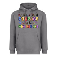 Storm it takes a lot of courage to be who you are Heavyweight Hoodie - MaliasSmallBusiness