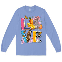 Colony Blue love easter Long Sleeve Tee - AdoDesignShop