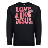 Black love like jesus Premium Sweatshirt - MaliasSmallBusiness