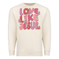 Sandshell love like jesus Premium Sweatshirt - MaliasSmallBusiness