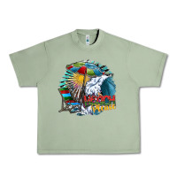 Oil Green beach please Urban Heavy Tee - SublimationCraftShop