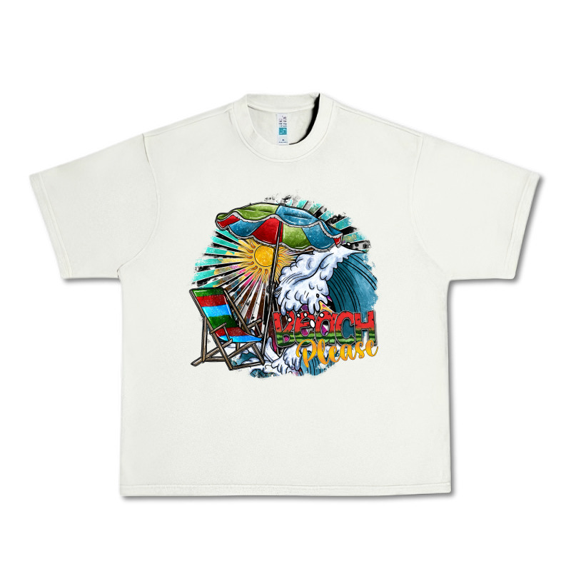 Beach Please Urban Heavy Tee by SublimationCraftShop | Teevron