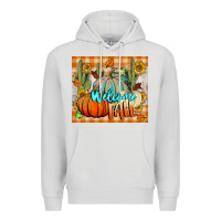 Dove Grey welcome fall tumbler Premium Hoodie - BundleAndBundleShop