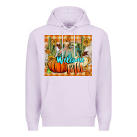 Lilac welcome fall tumbler Premium Hoodie - BundleAndBundleShop
