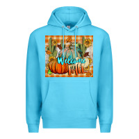 Ocean Blue welcome fall tumbler Premium Hoodie - BundleAndBundleShop