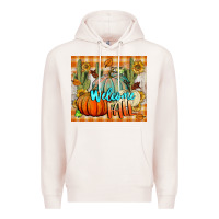 Pale Pink welcome fall tumbler Premium Hoodie - BundleAndBundleShop