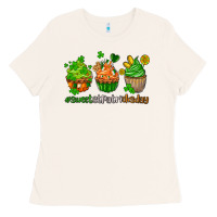 Bone sweet st patricks day cupcake Ladies Tee - AdoDesignShop
