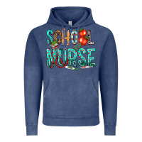 Vintage Denim school nurse Vintage Hoodie - texasbilliewilder