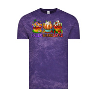 Cloud Purple hallothanksmas cupcakes Vintage Tee - texasbilliewilder