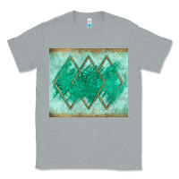 Heather Grey green glitter Classic Tee - JahusDesignShop