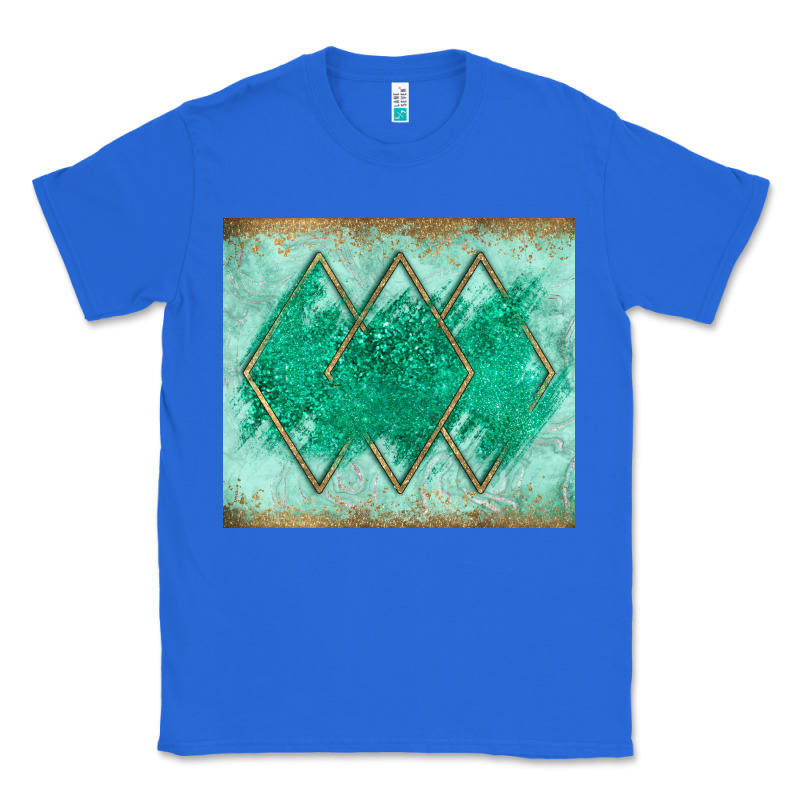 Green Glitter Classic Tee by JahusDesignShop | Teevron