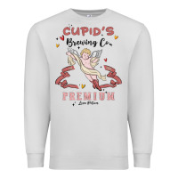 Dove Grey cupids brewing company Premium Sweatshirt - MaliasSmallBusiness