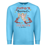 Ocean Blue cupids brewing company Premium Sweatshirt - MaliasSmallBusiness