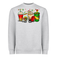 Heather Grey juneteenth coffee cups Heavyweight Sweatshirt - Zillion Design Studio