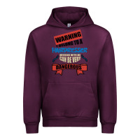 Mauve Wine I belong to a HAIRDRESSER warning job funny partner Urban Hoodie - Bettercallsaul