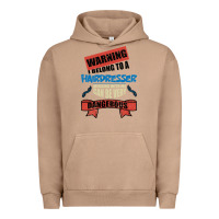 Pigment Burro I belong to a HAIRDRESSER warning job funny partner Urban Hoodie - Bettercallsaul
