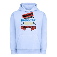 Pigment Grape Ice I belong to a HAIRDRESSER warning job funny partner Urban Hoodie - Bettercallsaul