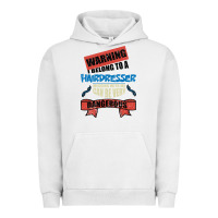 Pigment Lunar Rock I belong to a HAIRDRESSER warning job funny partner Urban Hoodie - Bettercallsaul