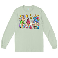 Matcha easter gnome with eggs Long Sleeve Tee - AdoDesignShop