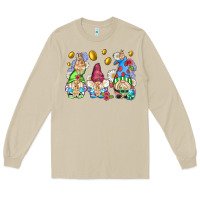 Mushroom easter gnome with eggs Long Sleeve Tee - AdoDesignShop