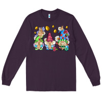 Plum easter gnome with eggs Long Sleeve Tee - AdoDesignShop