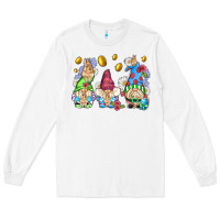 White easter gnome with eggs Long Sleeve Tee - AdoDesignShop