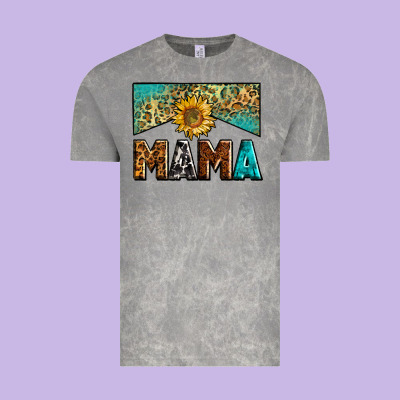 Mama Sunflower Junkie Vintage Tee Designed By Zillion Design Studio