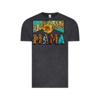 Vintage Black mama sunflower junkie Vintage Tee - Zillion Design Studio