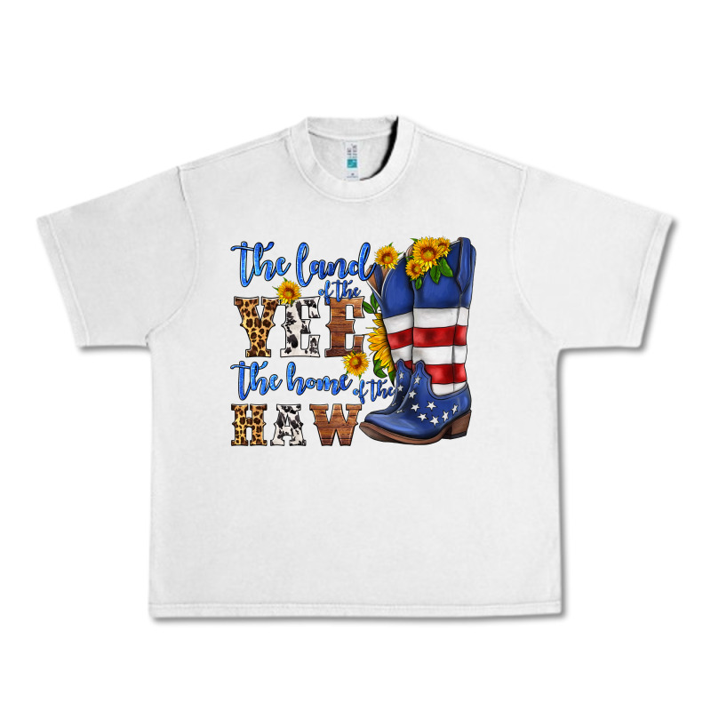 The Land Of The Yee The Home Of The Haw Urban Heavy Tee by HRA Design Shop | Teevron