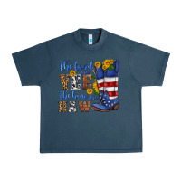 Midnight Navy the land of the yee the home of the haw Urban Heavy Tee - HRA Design Shop