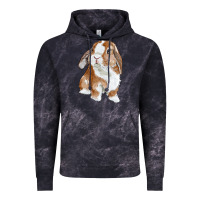 Cloud Black cute bunny Vintage Hoodie - RanaPortraitStore