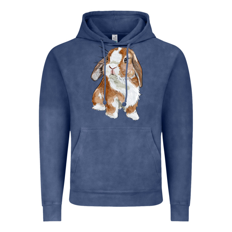 Cute Bunny Vintage Hoodie by RanaPortraitStore | Teevron