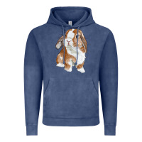 Vintage Denim cute bunny Vintage Hoodie - RanaPortraitStore