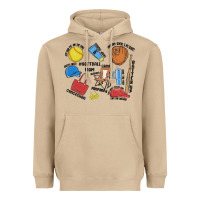 Mushroom softball mom Heavyweight Hoodie - MaliasSmallBusiness
