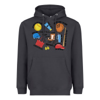 Smoke softball mom Heavyweight Hoodie - MaliasSmallBusiness